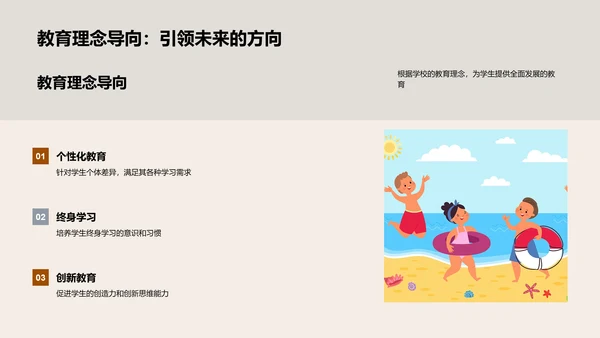 学生成长全面教育PPT模板