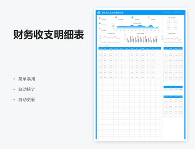 财务收支明细表