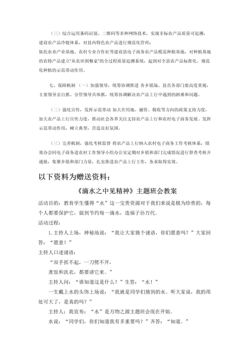 电子商务农产品供应链建设方案.docx