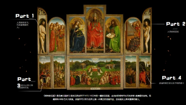 扬凡艾克艺术展通用PPT模板