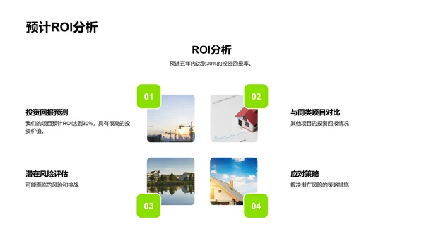 绿色住宅投资分析PPT模板