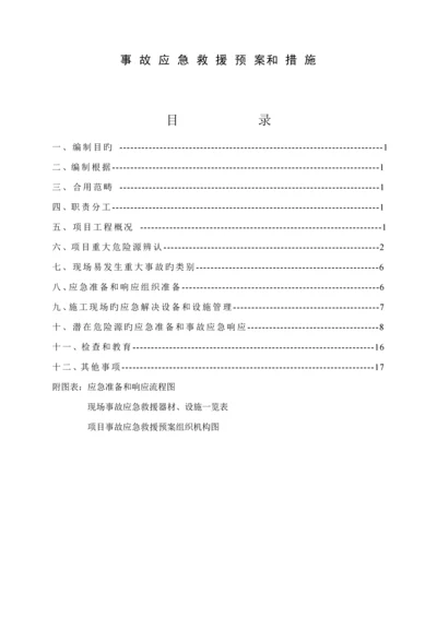 优质建筑关键工程综合施工现场应急全新预案专题方案和综合措施.docx