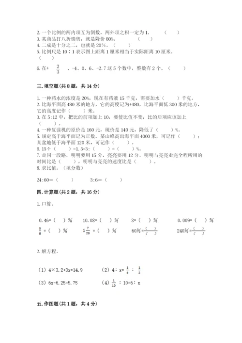 潞城市六年级下册数学期末测试卷及完整答案一套.docx