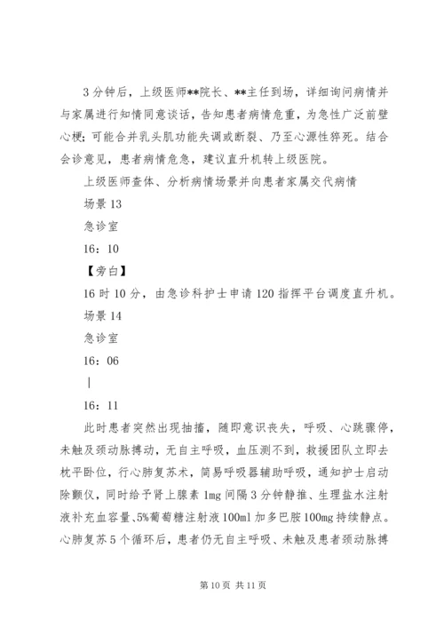 医院应急演练主持词及程序.docx