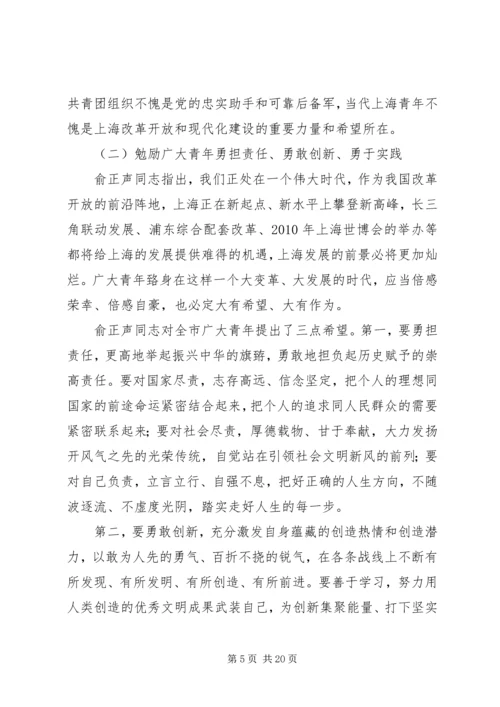 共青团XX省第十三次代表大会精神传达提纲.docx