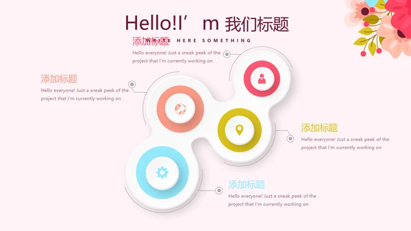 精美粉色时尚约会春天动态PPT