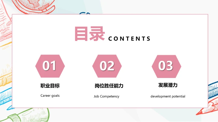 视觉传达与设计专业大学生求职个人能力综合展示职业生涯规划PPT2