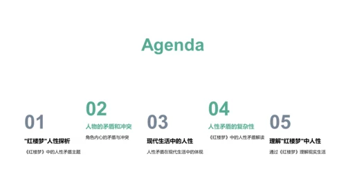 《红楼梦》人性冲突课程PPT模板