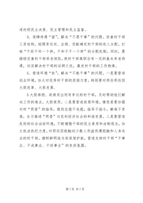 关于农村基层干部素质状况的调查与思考.docx