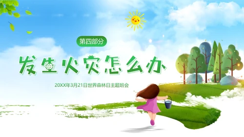 世界森林日保护森林爱护地球主题班会PPT课件