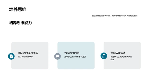 塑造法学思维