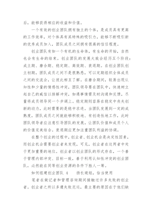 如何组建创业团队.docx