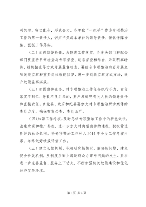 群众办事难问题整治方案.docx