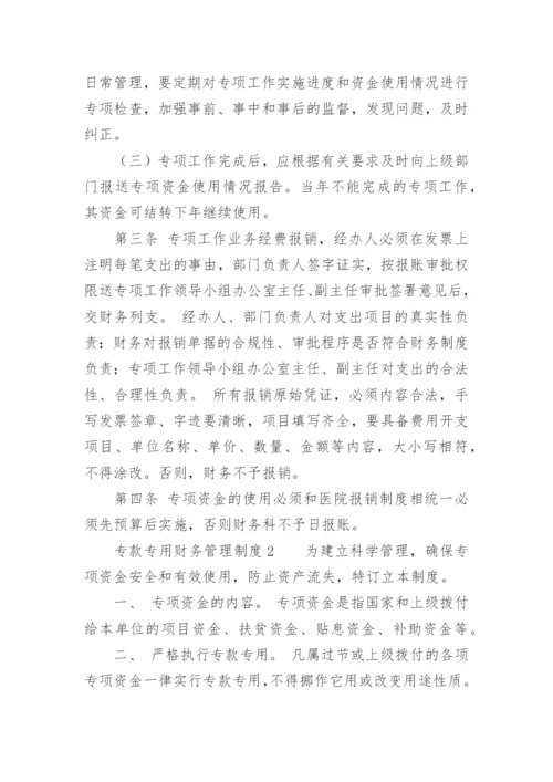 专款专用财务管理制度.docx