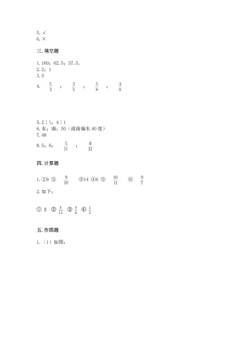 小学数学六年级上册期末测试卷及参考答案ab卷.docx