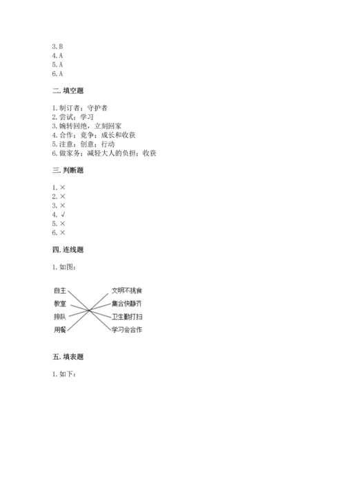 部编版小学四年级上册道德与法治期中测试卷精品【各地真题】.docx