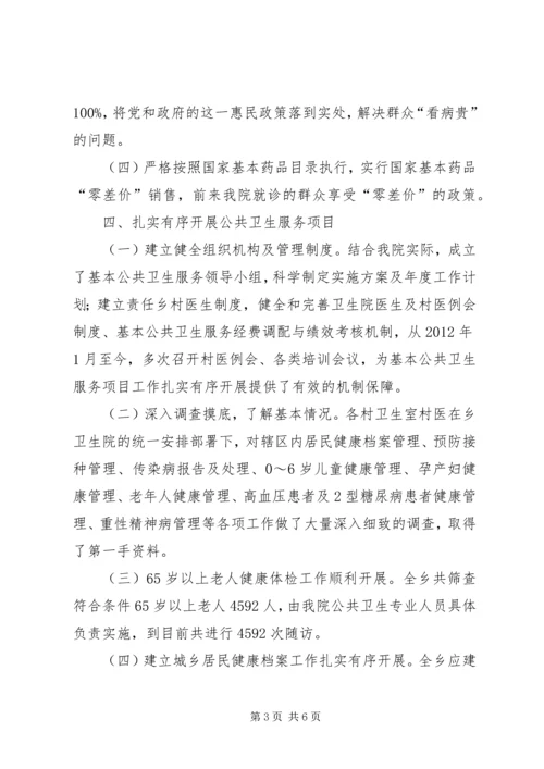 参观学习XX市乡镇卫生院医改经验.docx