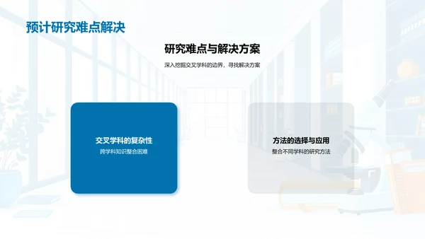 交叉学科开题答辩报告PPT模板