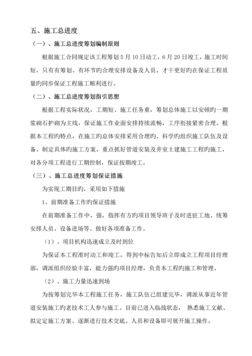 浆砌石挡土墙综合施工组织设计.docx