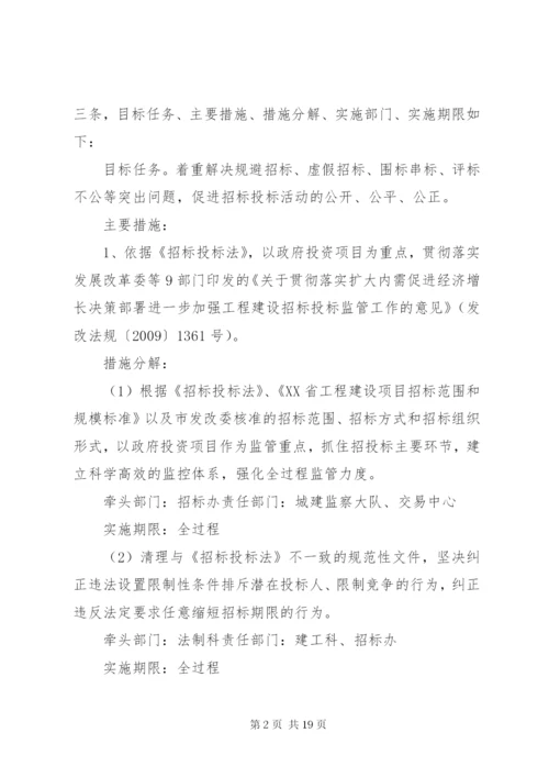 建设局工程建设工作方案.docx