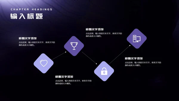 紫色微立体职场项目产品发布会PPT模板