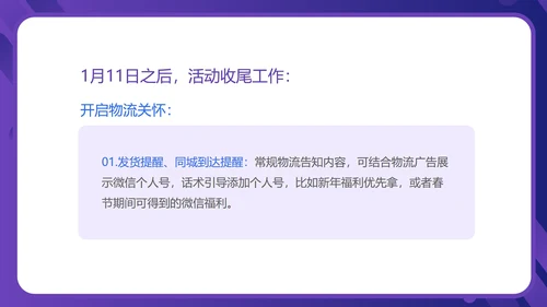蓝色渐变水彩风家电年货节策划方案PPT模板