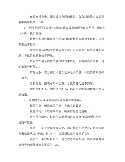 报告中的图表设计与信息获取效率
