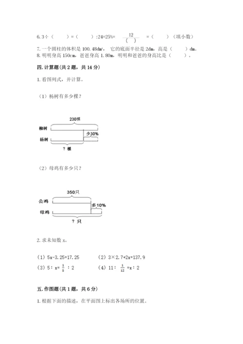 成都市锦江区六年级下册数学期末测试卷精选.docx