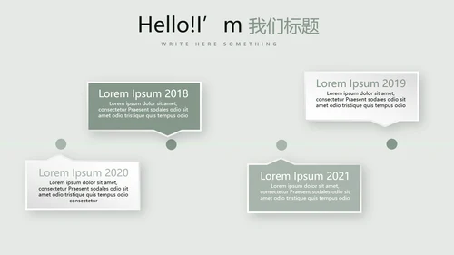 文艺小清新公司产品介绍宣传通用PPT动态模板