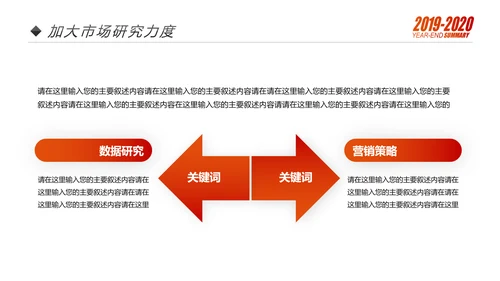 梦想2020年终总结述职报告工作计划PPT模板