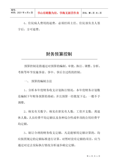 卫生院财务内部控制制度.docx