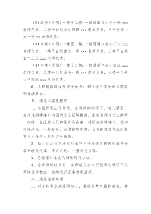 幼儿园防踩踏事故应急演练方案.docx