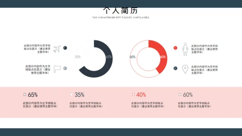 个人简历自我介绍自荐通用PPT模板