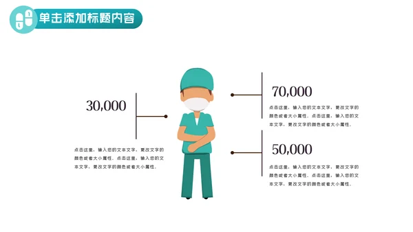 简约医疗医学工作汇报动态PPT模板