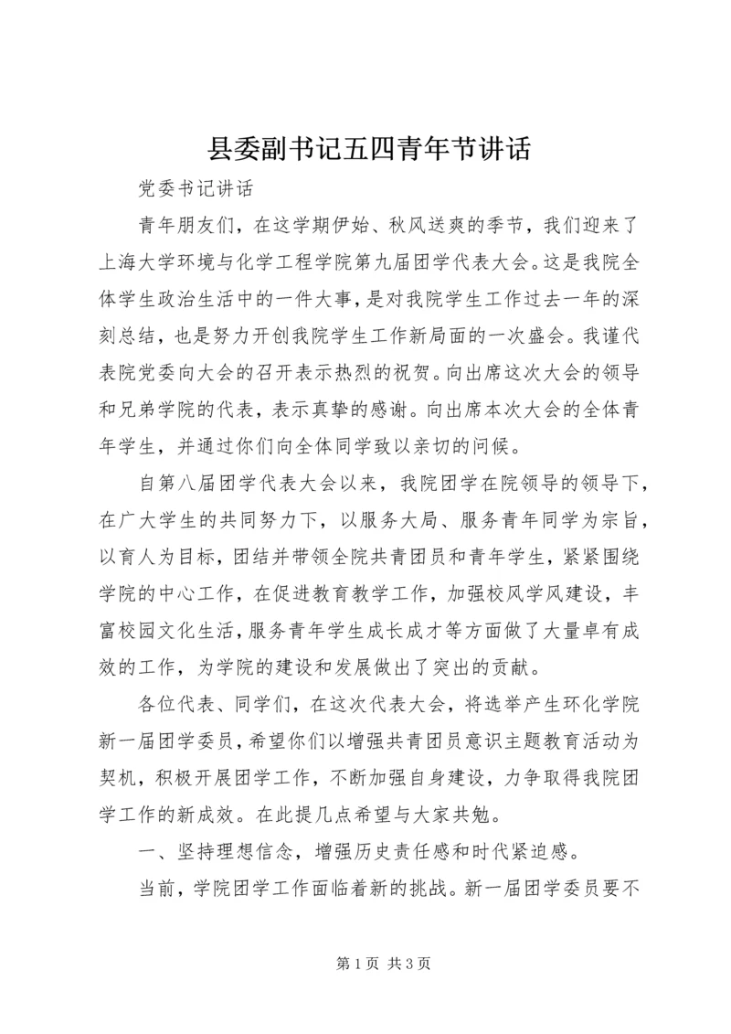 县委副书记五四青年节讲话 (5).docx