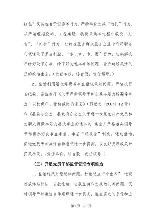 党的群众路线教育专项整治方案.docx