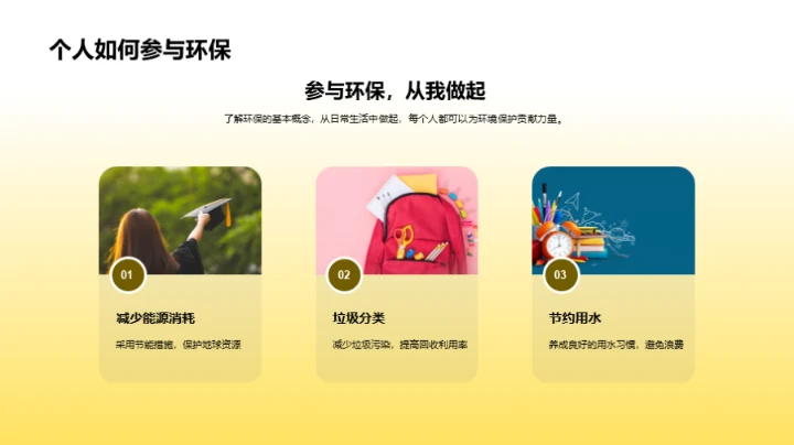 环保生活的实践者