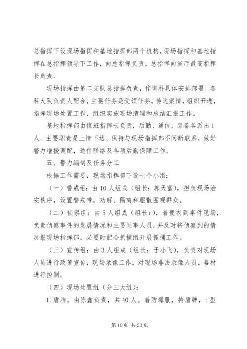 群体性事件处置预案.docx