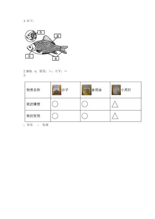 教科版一年级下册科学期末测试卷精品【黄金题型】.docx