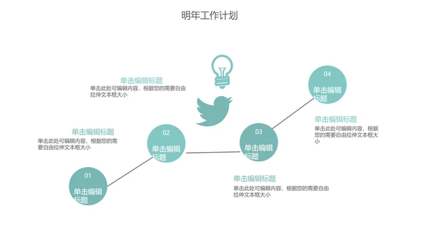 清新简约-年终总结ppt