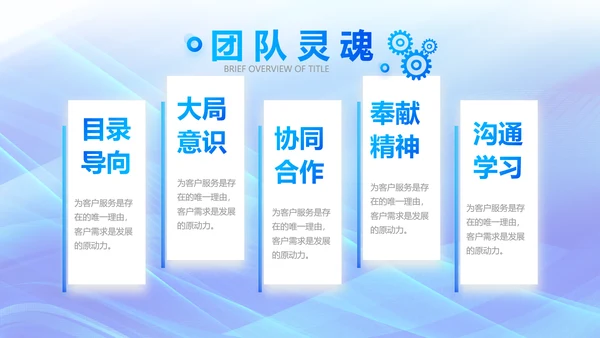 蓝色大气企业培训宣传年终总结PPT动态模板
