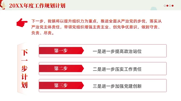 水墨基层党支部党委党建工作总结PPT
