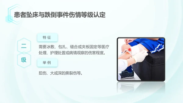 浅蓝色简约风跌倒坠床应急预案PPT应急预案培训