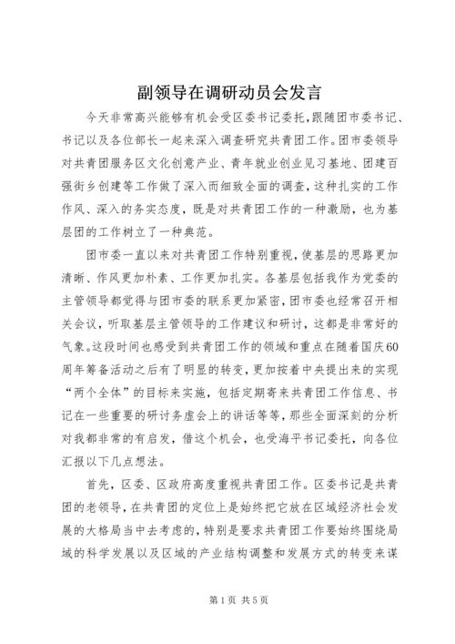 副领导在调研动员会发言.docx