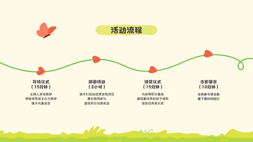 彩色绘本风儿童节活动介绍PPT模板