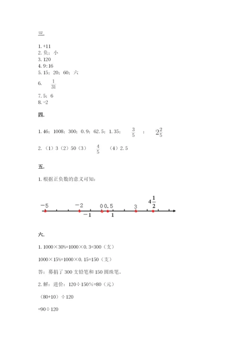 辽宁省【小升初】小升初数学试卷（精练）.docx