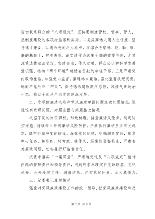 国网XX县供电公司纪委当面报告.docx