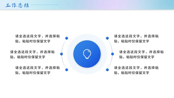蓝色商务风转正述职报告PPT模板