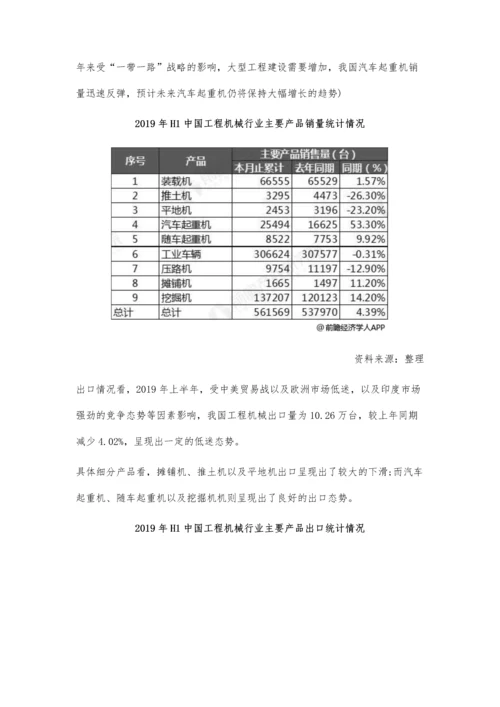 中国工程机械行业市场现状及发展趋势分析-新四化将成为未来行业发展重点.docx