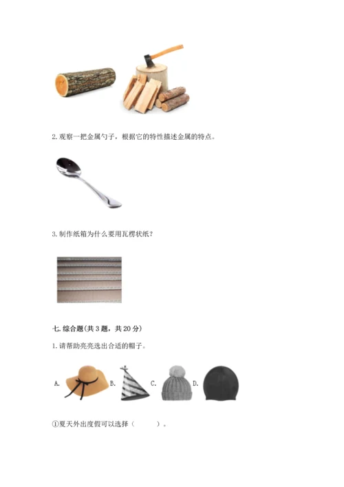 教科版科学二年级上册《期末测试卷》【考点提分】.docx